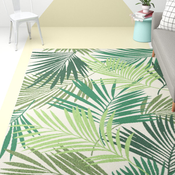 Hashtag Home Annex Green/Cream Rug & Reviews Wayfair.co.uk